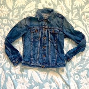 Size Small Madewell denim jean jacket with pockets cute cotton
